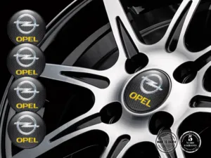 Opel Style Autocollant Silicone Emblèmes Jante Bombés